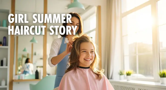 Girl Summer Haircut Story