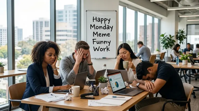 Happy Monday Meme Funny Work
