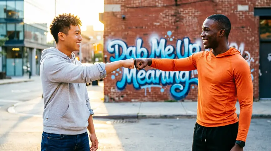 Dab Me Up Meaning