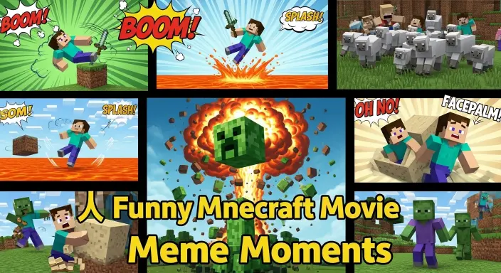 Funny Minecraft Movie Meme Wishes