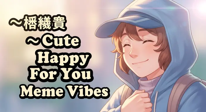 Cute Happy For You Meme Vibes