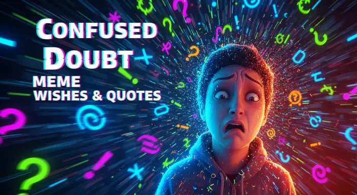 Confused Doubt Meme Wishes & Quotes