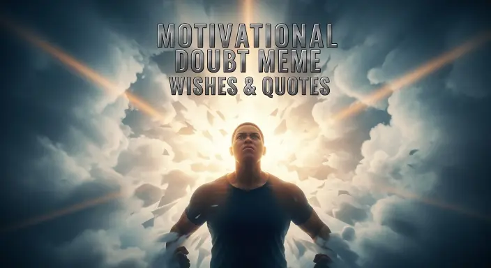 Motivational Doubt Meme Wishes & Quotes