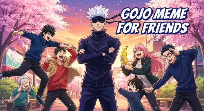 Gojo Meme for Friends