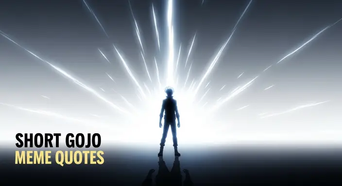 Short Gojo Meme Quotes