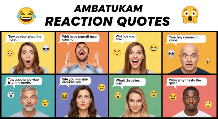 Ambatukam Reaction Quotes