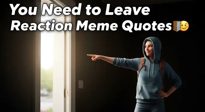 You Need to Leave Humor Quotes