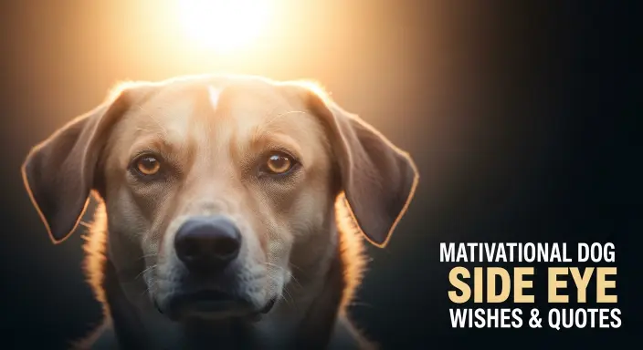  Motivational Dog Side Eye Wishes & Quotes