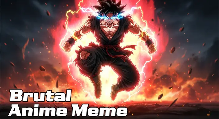 Brutal Anime Meme Quotes