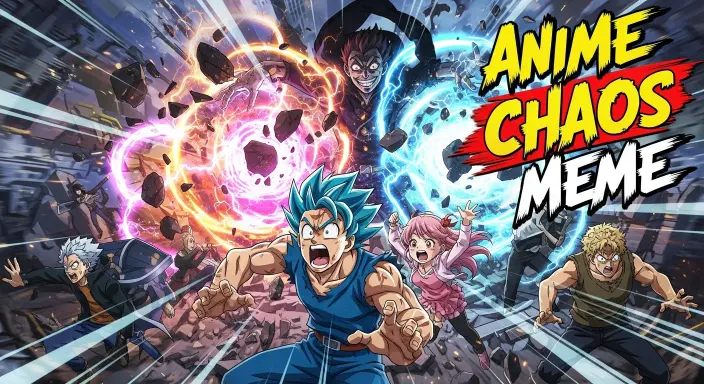 Random Anime Meme Chaos Lines