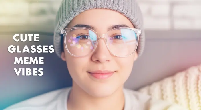 Cute Glasses Meme Vibes