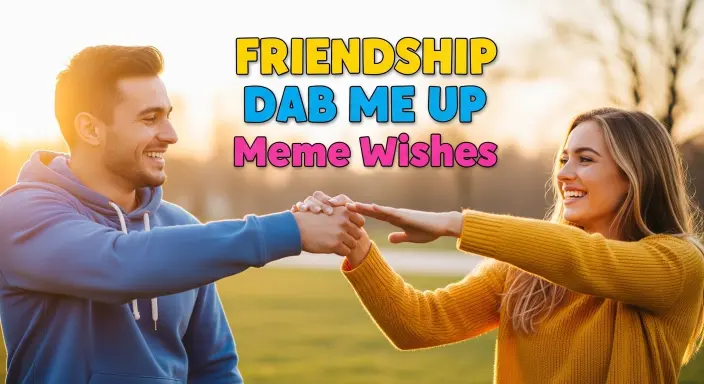 Friendship Dab Me Up Meme Wishes 