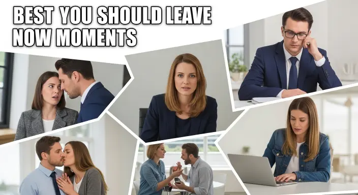Best You Should Leave Now Moments