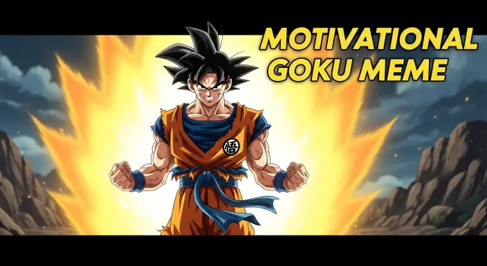 Motivational Goku Meme Wishes & Quotes