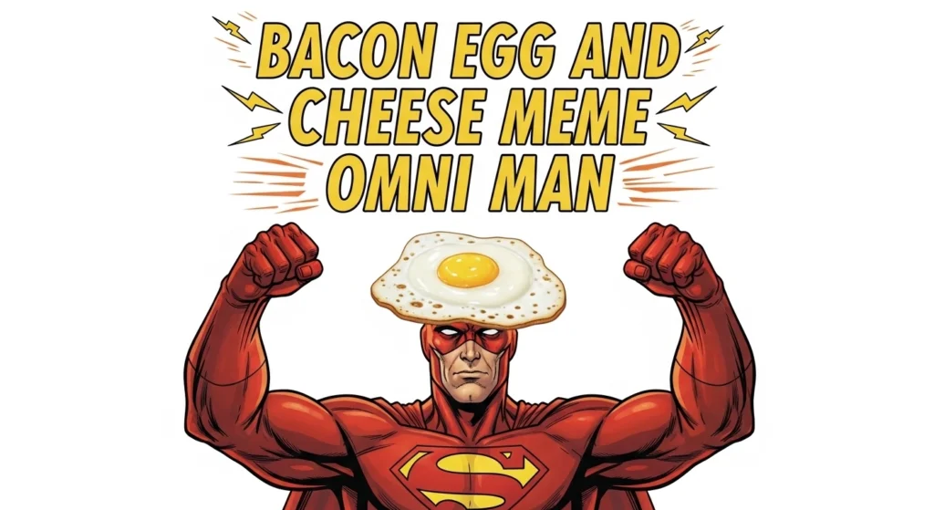 Bacon egg and cheese meme omni man