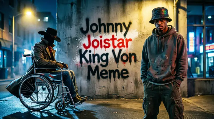 Johnny Joestar King Von Meme