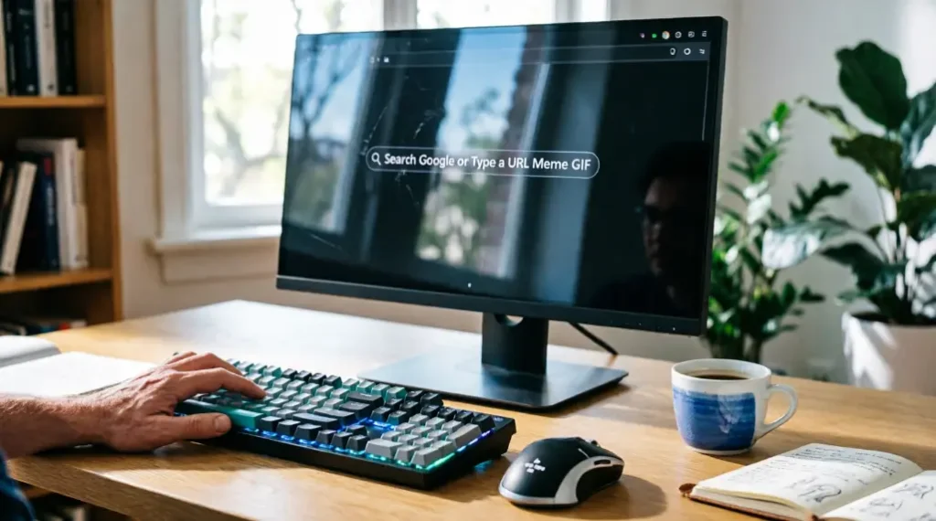 Search Google or Type a URL Meme GIF