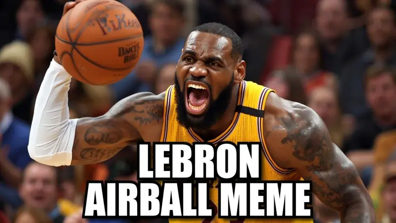 Lebron airball meme