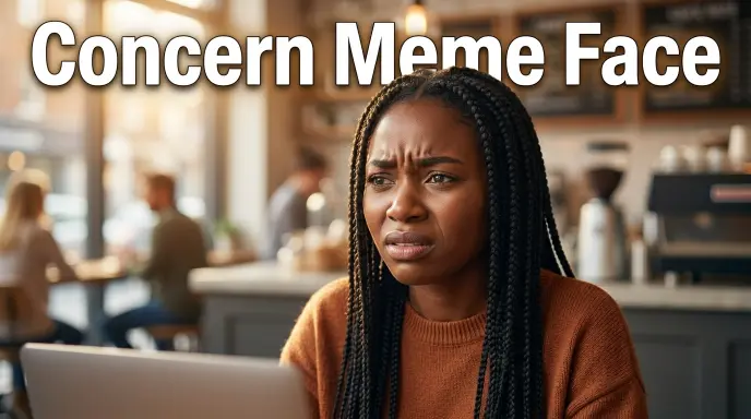 Concern Meme Face