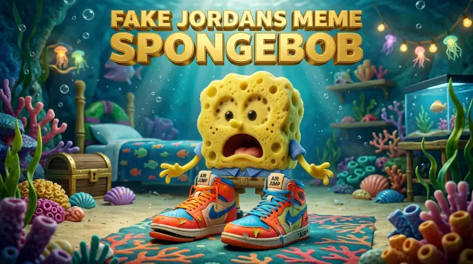Fake Jordans Meme SpongeBob