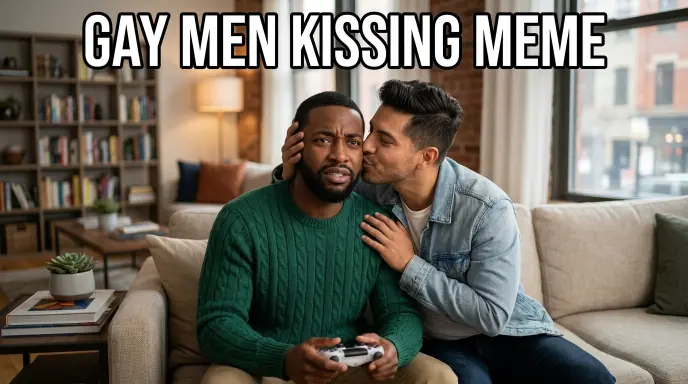 Gay Men Kissing Meme