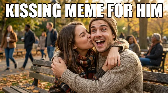 Kissing Meme For Him