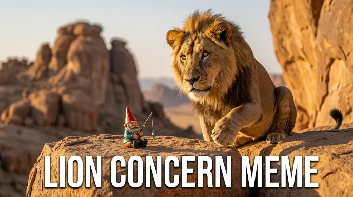 Lion Concern Meme