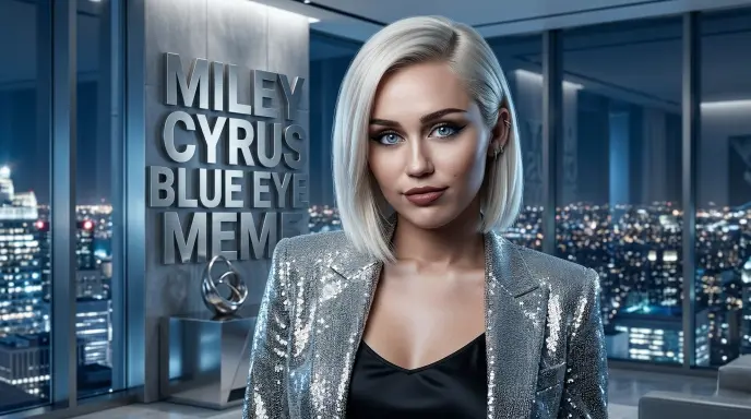 Miley Cyrus Blue Eye Meme