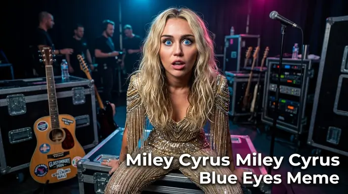 Miley Cyrus Miley Cyrus Blue Eyes Meme