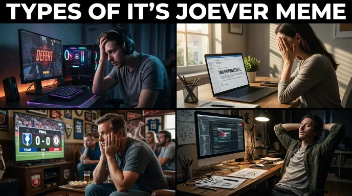 Types of It’s Joever Meme