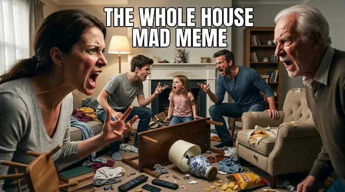 The Whole House Mad Meme