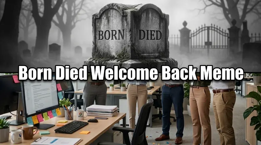 Born Died Welcome Back Meme