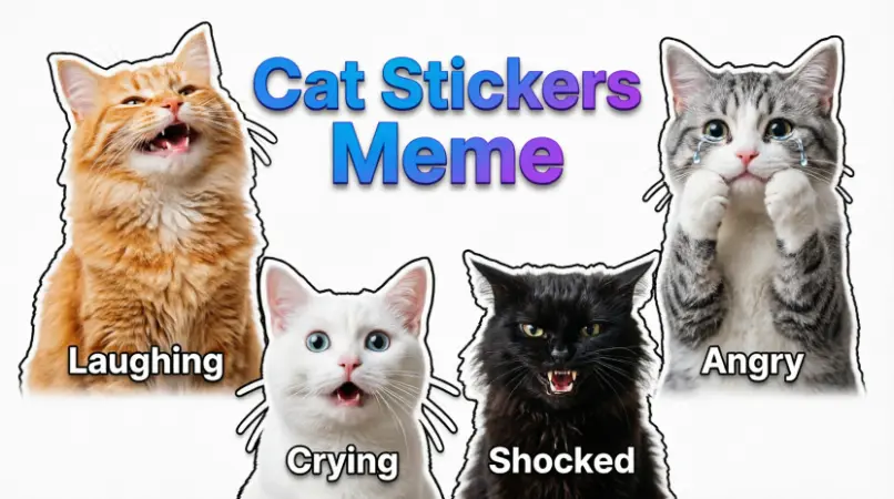 Cat Stickers Meme