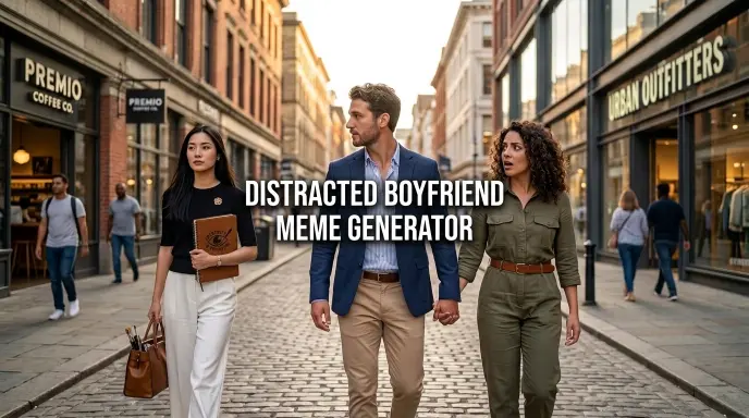 Distracted Boyfriend Meme Generator