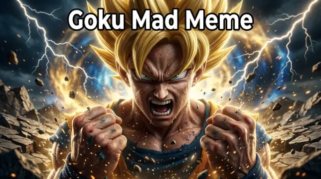 Goku Mad Meme