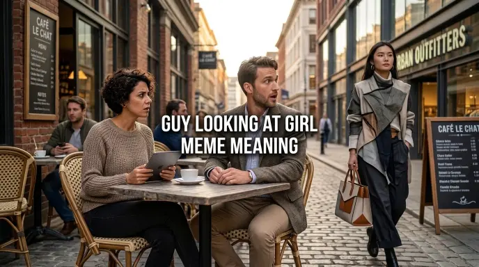 Guy Looking at Girl Meme Meaning
