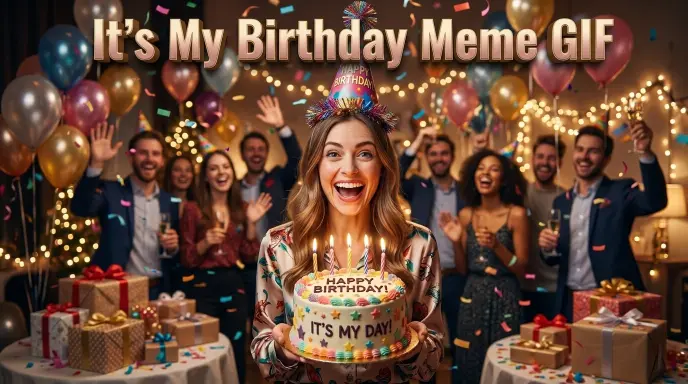 It's My Birthday Meme GIF