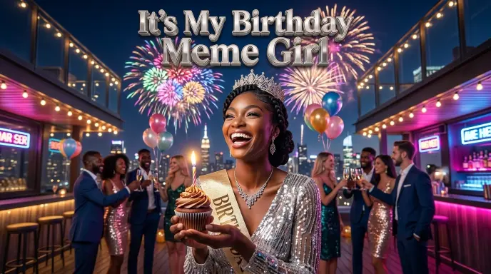 Its My Birthday Meme Girl