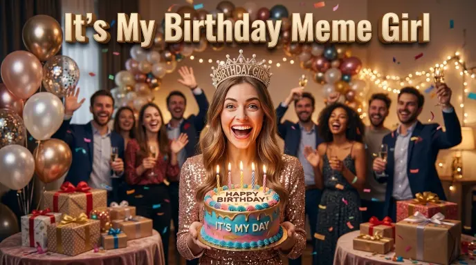 It's My Birthday Meme Girl