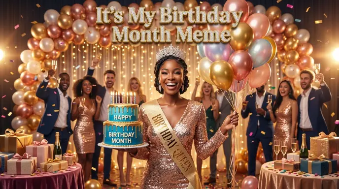 It's My Birthday Month Meme