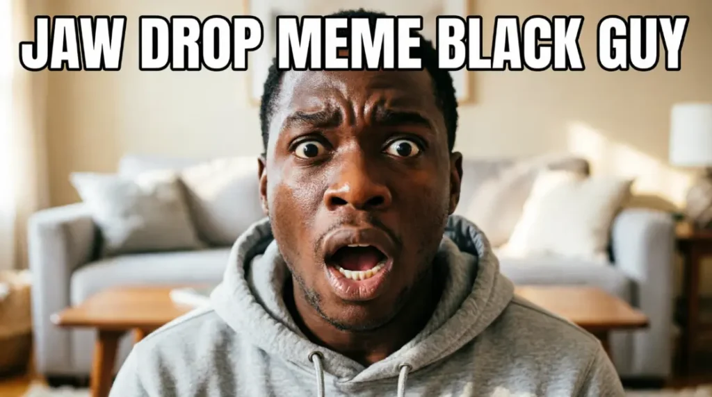 Jaw Drop Meme Black Guy