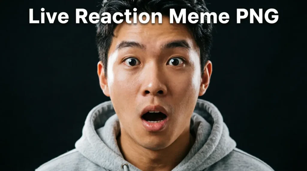 Live Reaction Meme PNG