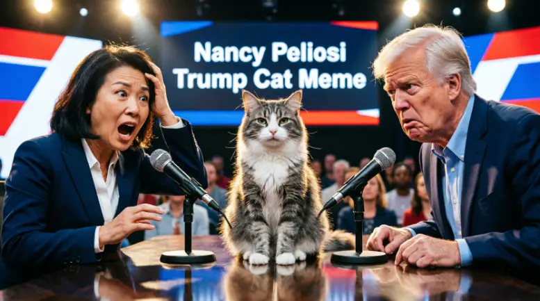 Nancy Pelosi Trump Cat Meme