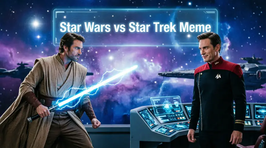 Star Wars vs Star Trek Meme