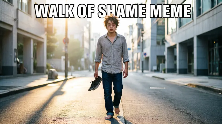 Walk of Shame Meme