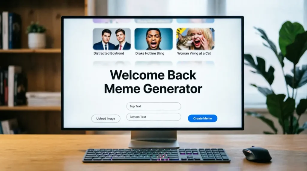 Welcome Back Meme Generator