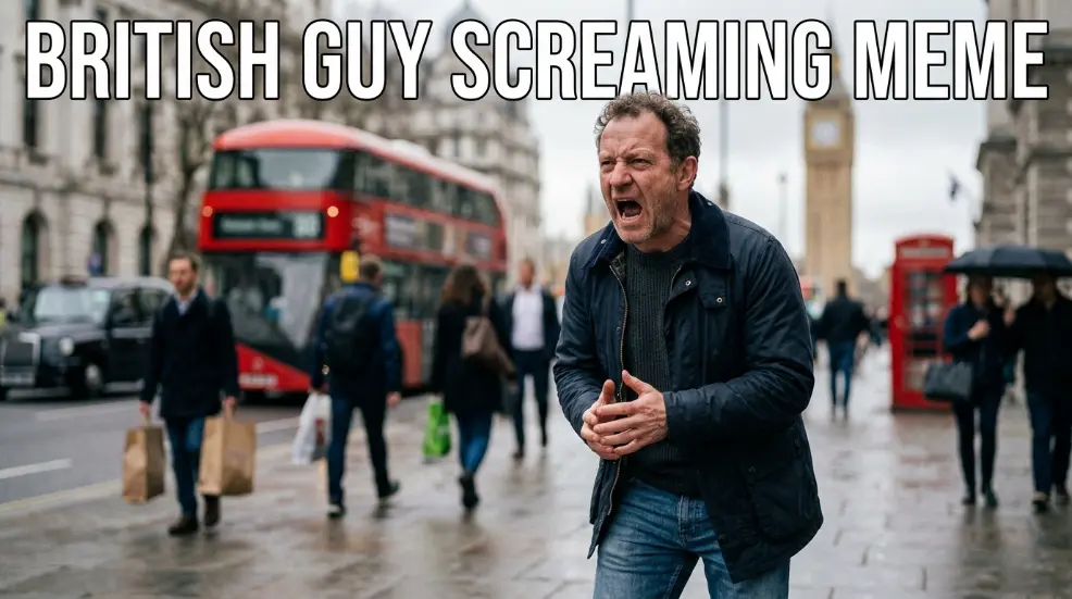 British Guy Screaming Meme