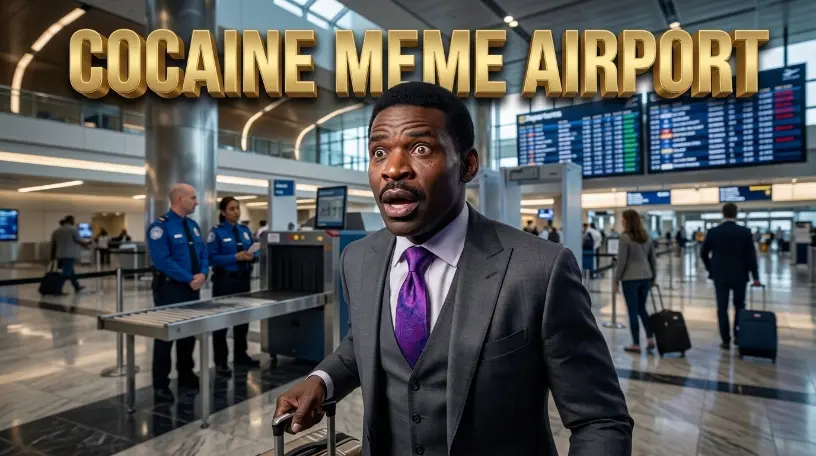Cocaine Meme Airport