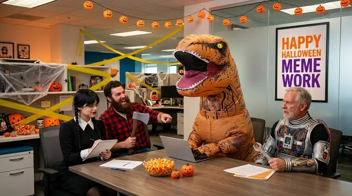 Happy Halloween Meme Work