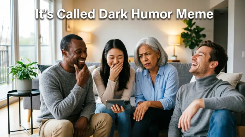 It's Called Dark Humor Meme